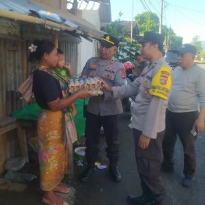 Inisiatif Polsek Kediri Bantu Gizi Balita, Cegah Stunting Sejak Dini
