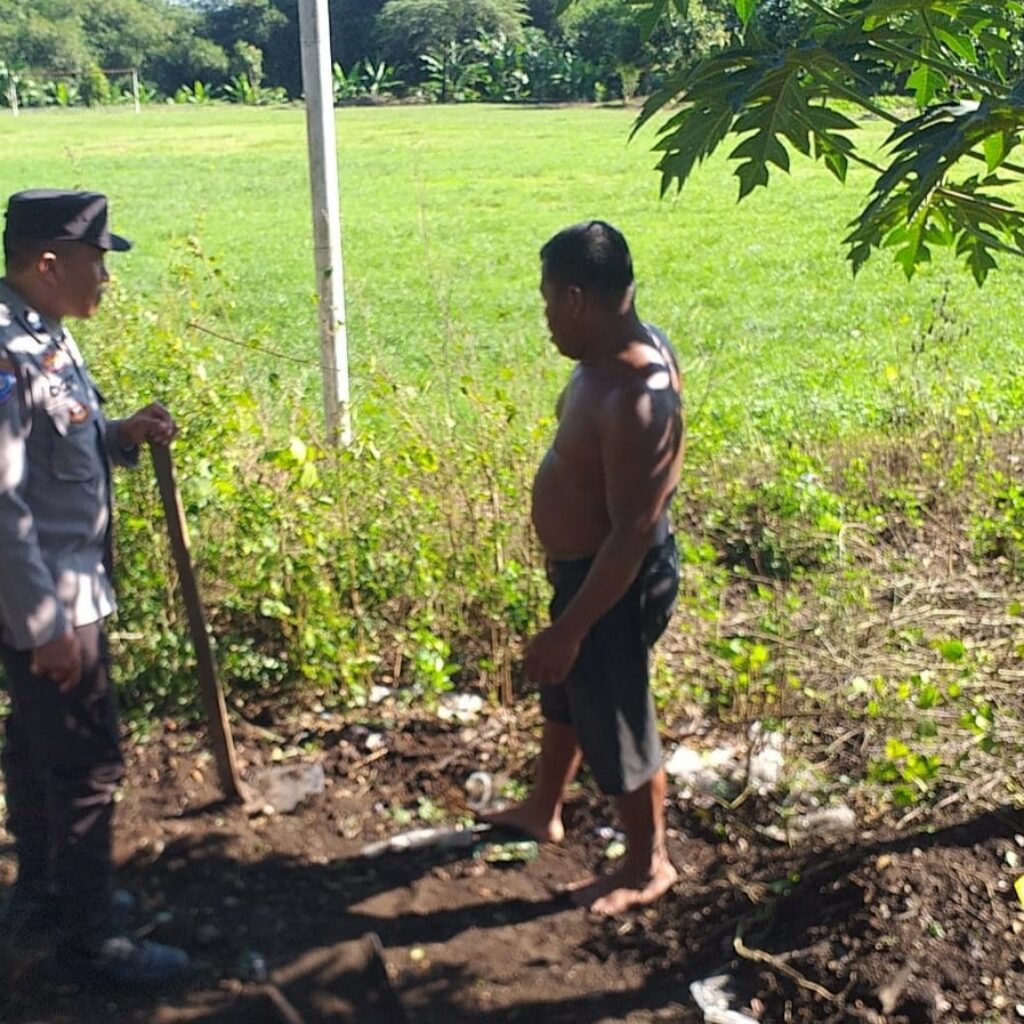petani, pangan, polisi, Lombok, lahan, binaan, Kuripan