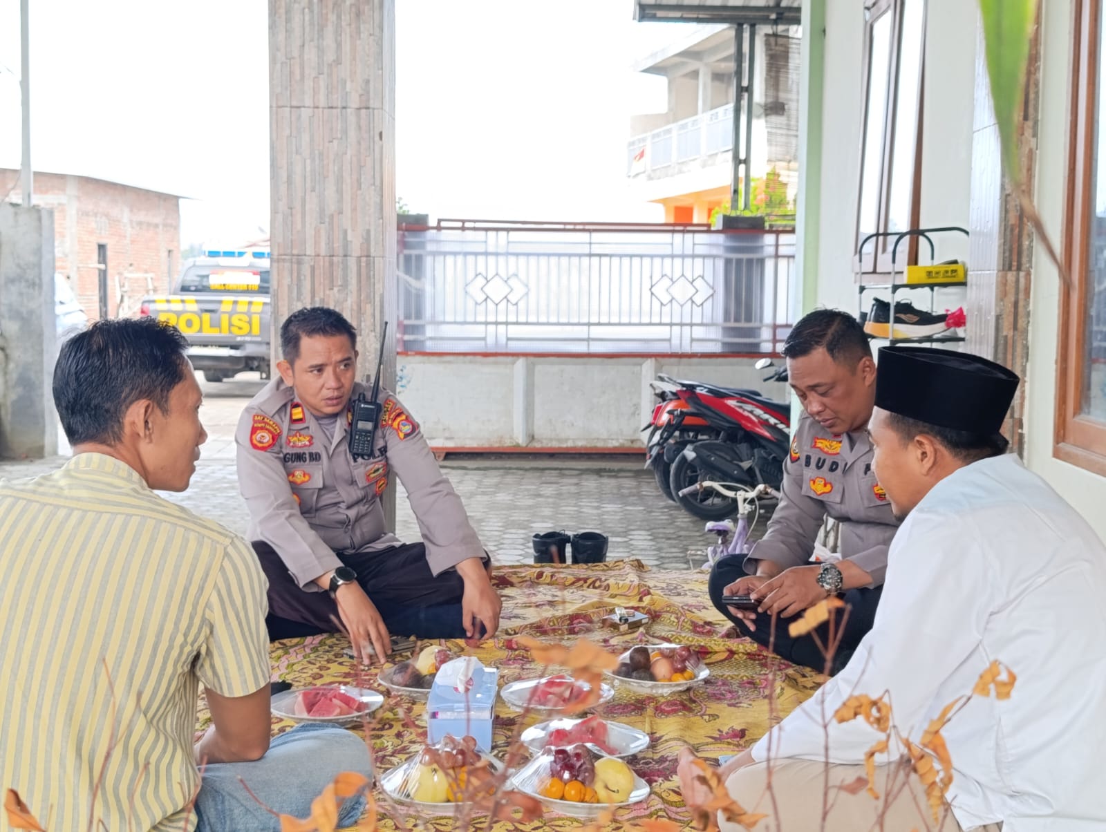Silaturahmi Kapolsek Gerung: Perkuat Kemitraan Jaga Keamanan Lombok Barat