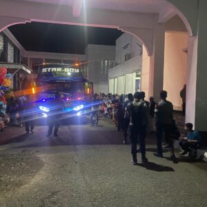 Unit Turjawali Sat Samapta Polres Bima Kota Laksanakan Pengamanan Keberangkatan Jamaah Haji