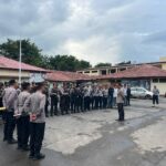 Kapolres Dompu Pimpin Apel Pelepasan 50 Personel BKO ke Polres Sumbawa Barat