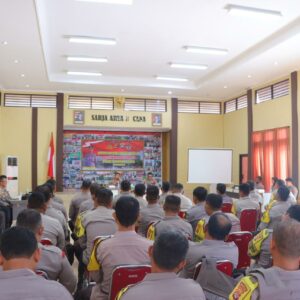 Kapolres Berikan Arahan dan Monev Bhabinkamtibmas