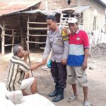Kebersamaan Polri dan Masyarakat Bhabinkamtibmas Polsek Bolo Gotong Royong Bersama Warga Binaan