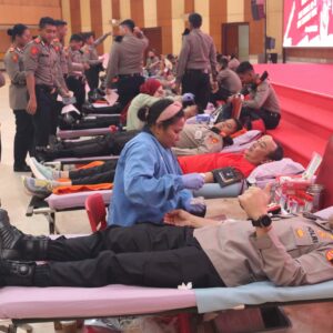 STIK Lemdiklat Polri Gelar Donor Darah Sambut Dies Natalis ke-79