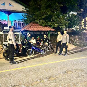 Sat Samapta Polres Bima Kota Laksanakan Patroli Rutin Malam Hari, Antisipasi Tindak Pidana dan Ciptakan Rasa Aman