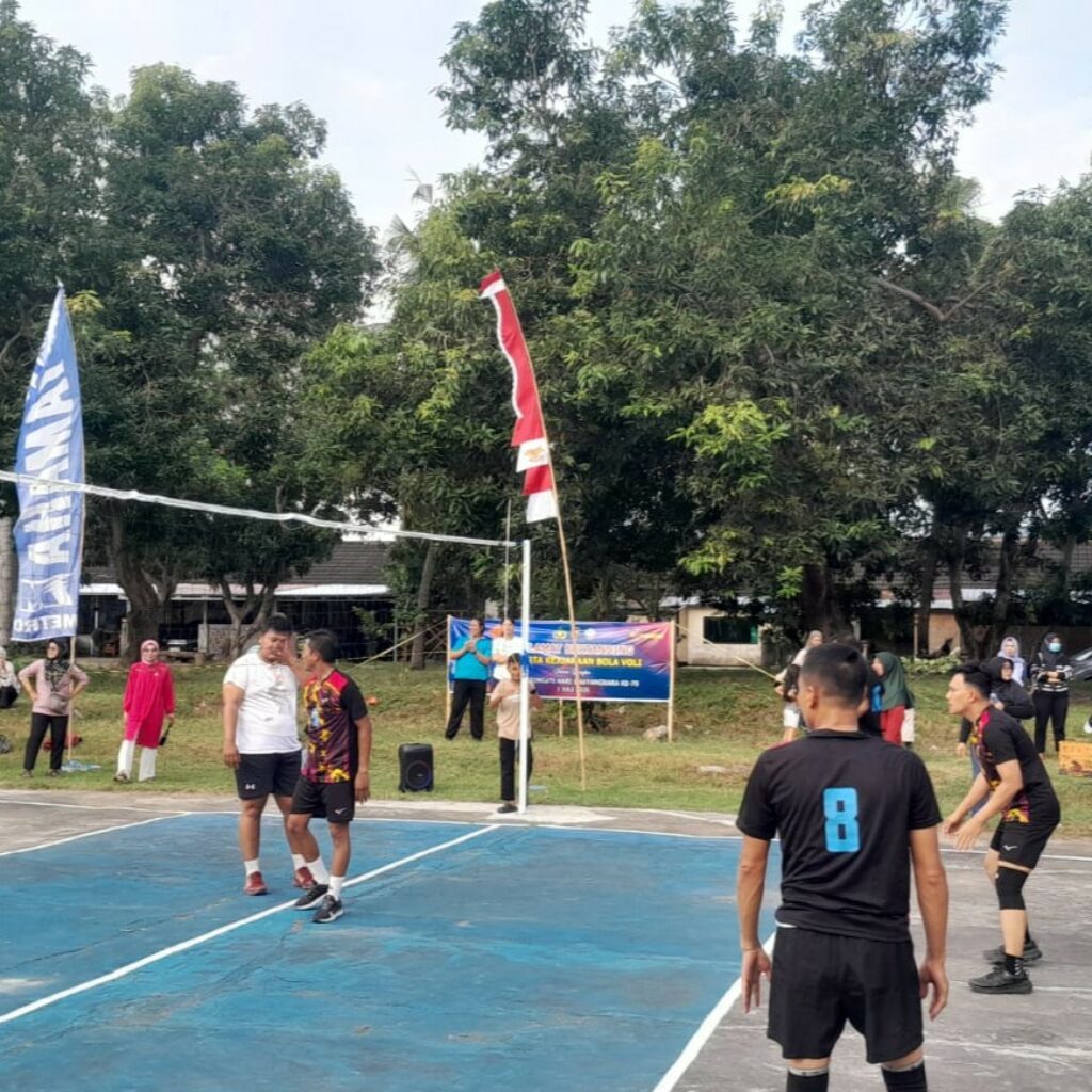 Polsek Gerung Koordinasi Turnamen Voli Bhayangkara di Lombok Barat