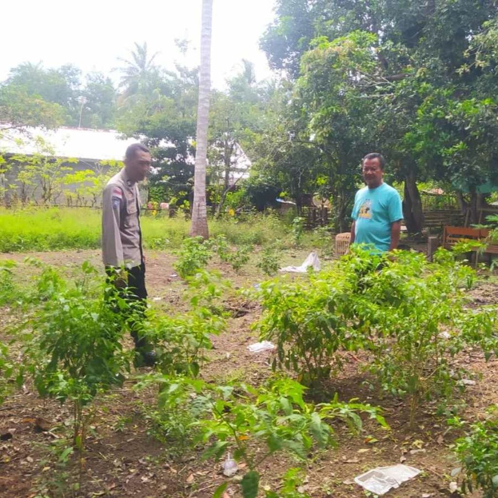 Polri Gandeng Warga Labuan Poh Timur Wujudkan Swasembada Pangan