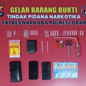 Polres Lombok Barat Bongkar Jaringan Narkoba, Sita Sabu dan Alat Hisap
