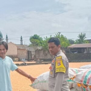 Pengawasan Gudang Jagung oleh Polsek Gerung Dukung Program Pangan