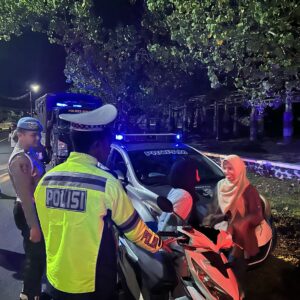 Polres Bima Kota Laksanakan Patroli KRYD Malam Minggu, Antisipasi Gangguan Kamtibmas