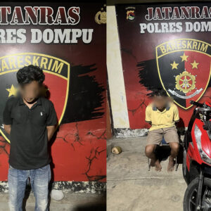 Jangan Coba Kabur! Jejak Curanmor Dilacak Tim Jatanras Dompu Sampai ke Persembunyian Terakhir