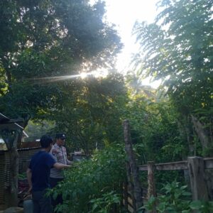 Bhabinkamtibmas Desa Senayan Galakkan Pemanfaatan Pekarangan untuk Tanaman Pangan Bergizi