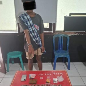 Satresnarkoba Polres Dompu Ringkus Pengedar Sabu di Pekat, Barang Bukti Diamankan