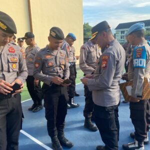 Wakapolres Bima Kota Pimpin Operasi Gaktiblin, Tegakkan Disiplin Internal Personel