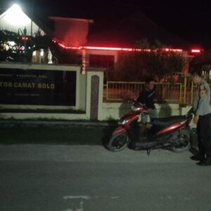 Polsek Bolo Intensifikan Operasi Razia dan Sweeping Untuk Antisipasi Peredaran Narkoba, Sajam dan Premanisme  