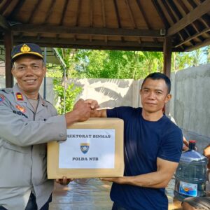 Polda NTB Sambangi Warga Desa Montong, Ajak Bersama Jaga Kamtibmas