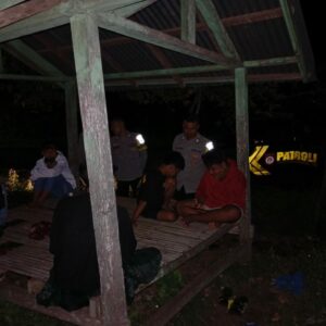 Patroli cipta kondisi, Polsek Pekat jaga situasi kamtibmas tetap kondusif