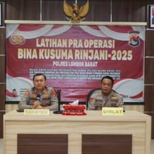 Polres Lombok Barat Mantapkan Strategi Kamtibmas Lewat Latpraops 2025