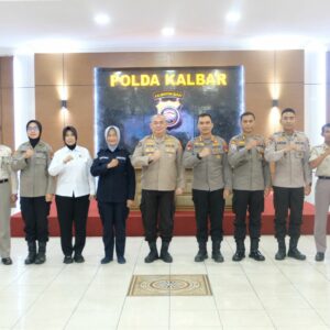 Tim Divhumas Polri Kunker Di Polda Kalbar dan 3 Polres Jajaran
