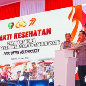 Kapolri Hadiri Puncak Bakti Kesehatan Jelang Hut ke-79 Bhayangkara, Diikuti Ratusan Ribu Peserta