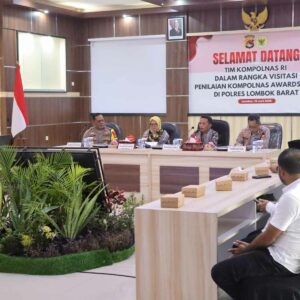 Kunjungan Kompolnas ke Gerung, Polres Lombok Barat Jadi Sorotan Nasional