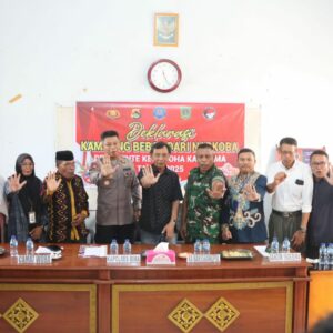 Kapolres Bima AKBP Eko Sutomo S.I.K.,M.I.K., Memimpin Langsung Deklarasi Kampung Bebas dari Narkoba di Desa Tente