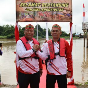 Lomba Besei Kambe di Polda Kalteng, Sarana Lestarikan Budaya Lokal Dimomentum Hari Bhayangkara ke-79