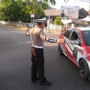 Sat Lantas Polres Bima Kota Gelar Kegiatan Rawan Pagi, Wujudkan Kamseltibcarlantas dan Rasa Aman Bagi Pengguna Jalan
