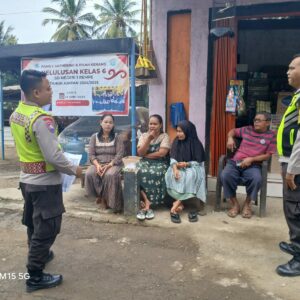 Cegah TPPO, Polsek Seteluk Gencar Sosialisasi ke Masyarakat: Waspadai Iming-iming Kerja di Luar Negeri