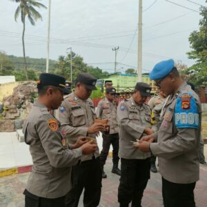 Tegakkan Disiplin, Polsek Manggelewa Gelar Operasi Gaktibplin Internal