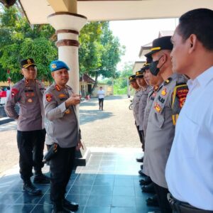 Supervisi dan Gaktibilin di Mapolres Bima Kabid Propam Polda NTB Tekankan Pencegahan Pelanggaran Personel