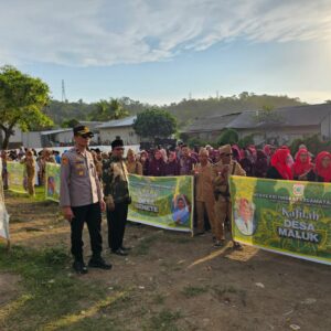 Polsek Maluk Sukses Amankan Pawai Ta’aruf MTQ ke-XXI Tingkat Kecamatan Maluk Tahun 2025