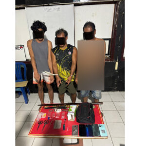Satresnarkoba Polres Dompu Ungkap Peredaran Sabu di Hu’u, Tiga Terduga Diamankan Bersama Barang Bukti