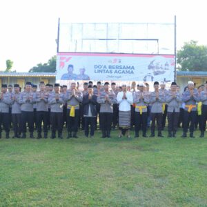 Polres Sumbawa Barat Gelar Doa Bersama Lintas Agama Jelang Hari Bhayangkara ke-79, Wujudkan Harmoni dalam Kebhinekaan