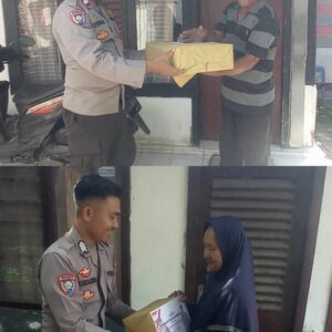 Sambut Hari Bhayangkara ke-79, Sat Binmas Polres Sumbawa Salurkan Bantuan Sembako di Kelurahan Bugis