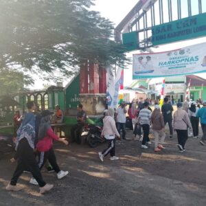 Polsek Tanjung Lakukan Pengamanan Jalan Santai Sambut HarKopNas