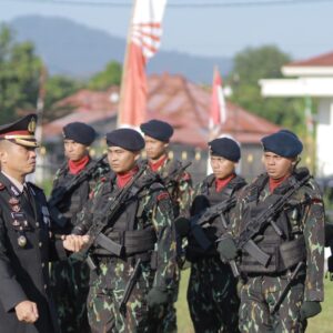 Kapolres Lotara Pimpin Upacara HUT Bhayangkara ke-79, Polri Siap Jadi Mitra Pembangunan