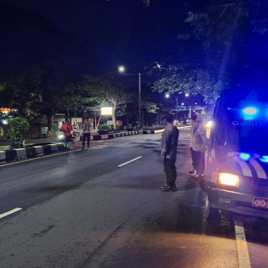 Polsek Gerung Intensifkan Patroli Malam di Jalur Bypass BIL Lombok Barat