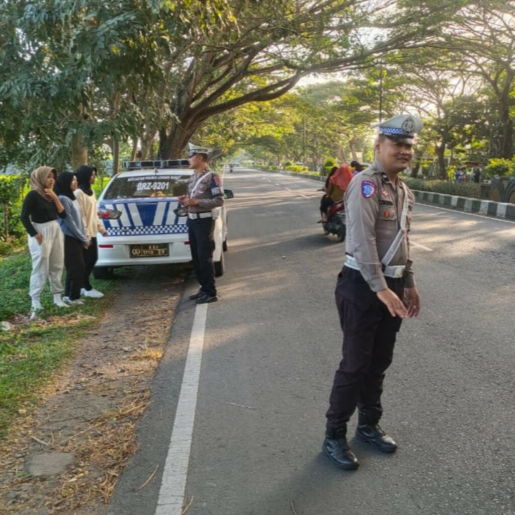 Cegah Balap Liar, Satlantas Aktif Patroli di Kecamatan Kediri