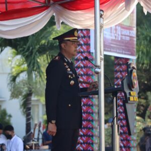 Semaraknya Upacara Hari Bhayangkara ke-79 Polres Bima Kota, Polri untuk Masyarakat Terus Bersinergi