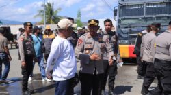 Kapolres Sumbawa Barat Pimpin Pengamanan Aksi Unjuk Rasa Aliansi PPS Selama Dua Hari di Poto Tano, Petugas dan Aliansi Saling Apresiasi