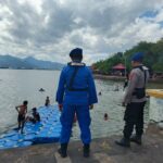 Sat Polairud Polres Bima Kota Laksanakan Patroli Pengawasan di Wisata Bahari Pantai Lawata, Teluk Bima