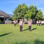 Kapolres Sumbawa Barat Pimpin Apel Pagi, Tekankan Penguatan Nilai Tri Brata dan Catur Prasetya