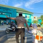 Personel Satlantas Polres Bima Kota Laksanakan Rawan Pagi, Antisipasi Kemacetan dan Laka Lantas