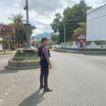 Sat Samapta Polres Bima Kota Laksanakan Rawan Pagi di Titik Rawan Macet, Pastikan Kelancaran Lalu Lintas