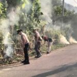 Polsek Asakota Bersama Instansi Kec. Asakota dan Aliansi Lintas Nusantara Gelar Gotong Royong Dukung Program “Bima BISA”