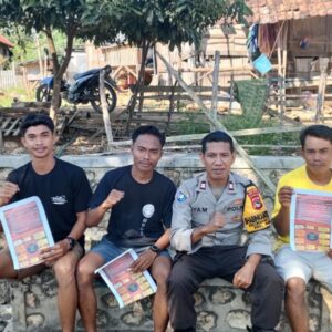 Cegah Perdagangan Orang, Bhabinkamtibmas Polres Bima Kota Sosialisasikan TPPO kepada Warga Kelurahan Nitu