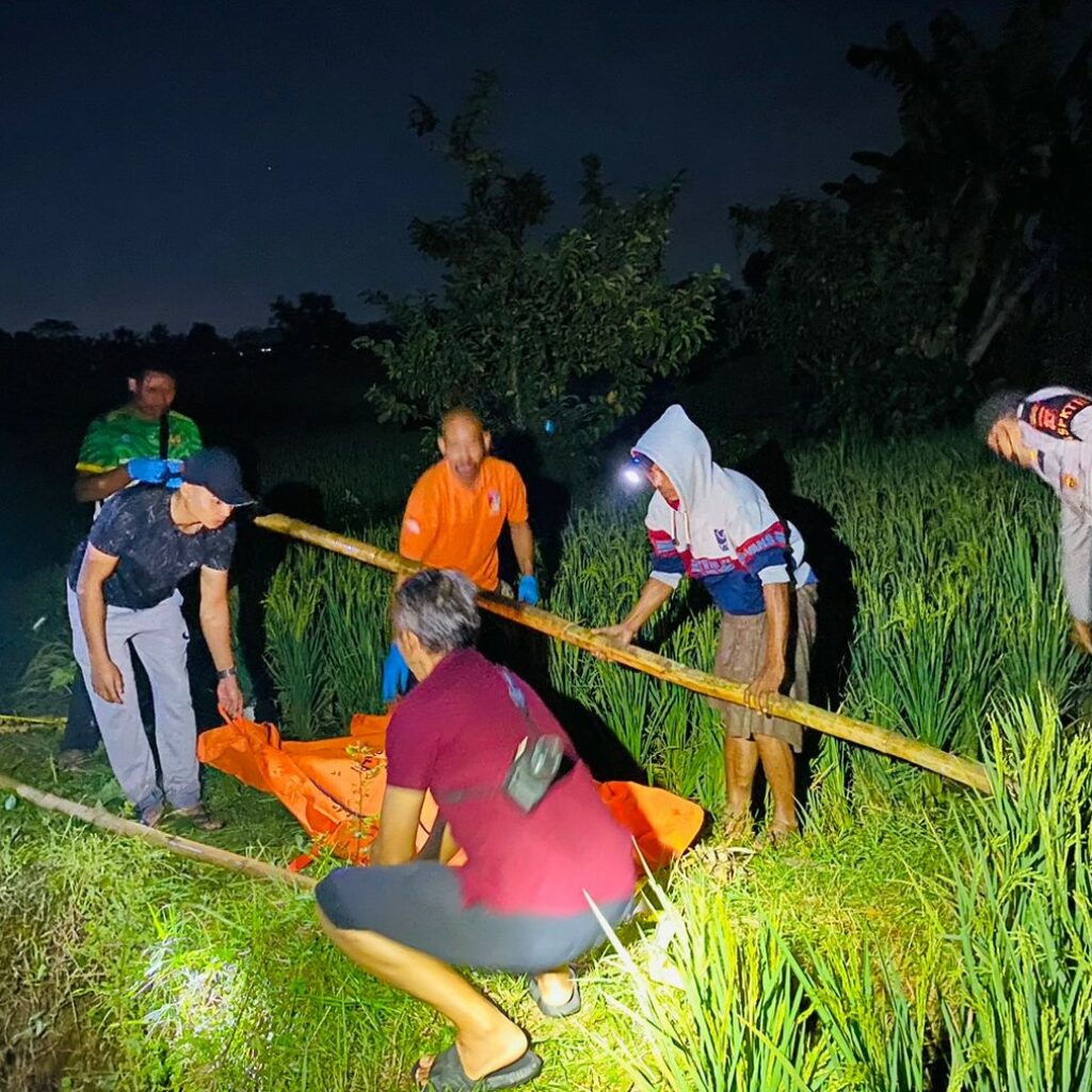 Lansia Hilang Ditemukan Meninggal di Sawah, Polisi Pastikan Bukan Korban Kekerasan