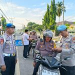 Opsgaktiblin Personel Polres Bima Kota, Sipropam Tegakkan Disiplin Internal Dalam Rangka Ops Patuh Rinjani 2025