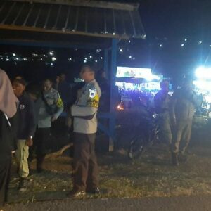 Kapolsek Donggo Pimpin Patroli dan Pengamanan Pembukaan MTQ Tingkat Kecamatan Donggo